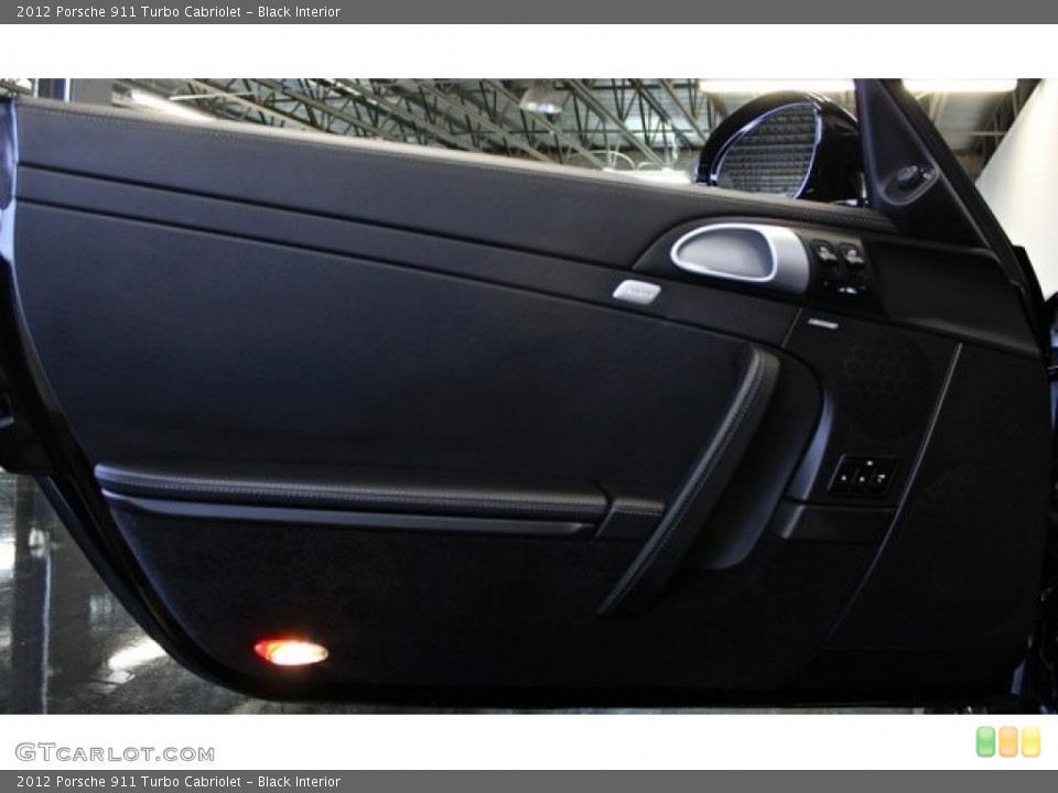Black Interior Door Panel for the 2012 Porsche 911 Turbo Cabriolet #73383539