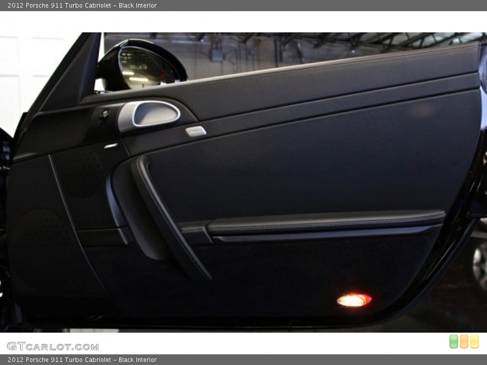 Black Interior Door Panel for the 2012 Porsche 911 Turbo Cabriolet #73383554