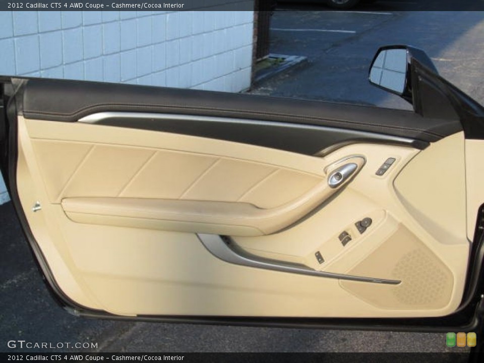 Cashmere/Cocoa Interior Door Panel for the 2012 Cadillac CTS 4 AWD Coupe #73384034