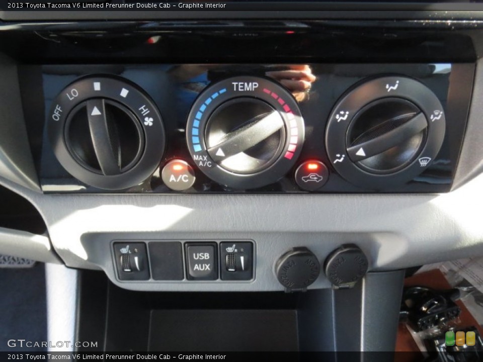Graphite Interior Controls for the 2013 Toyota Tacoma V6 Limited Prerunner Double Cab #73385444