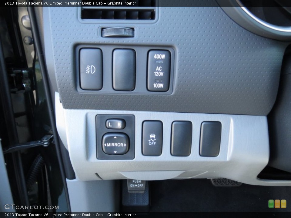 Graphite Interior Controls for the 2013 Toyota Tacoma V6 Limited Prerunner Double Cab #73385528
