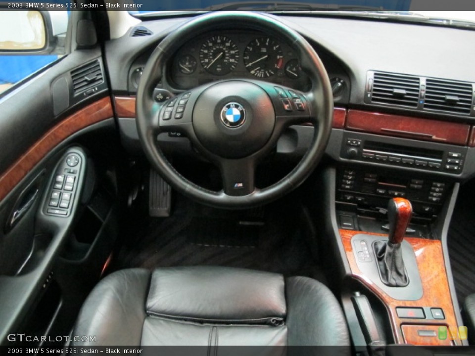 Black Interior Dashboard for the 2003 BMW 5 Series 525i Sedan #73385957