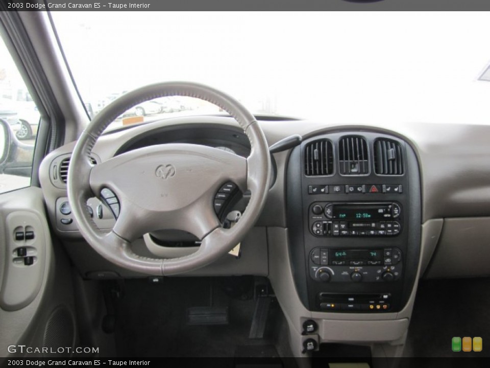 Taupe Interior Dashboard for the 2003 Dodge Grand Caravan ES #73386095