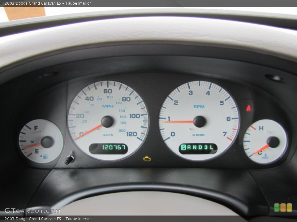 Taupe Interior Gauges for the 2003 Dodge Grand Caravan ES #73386257