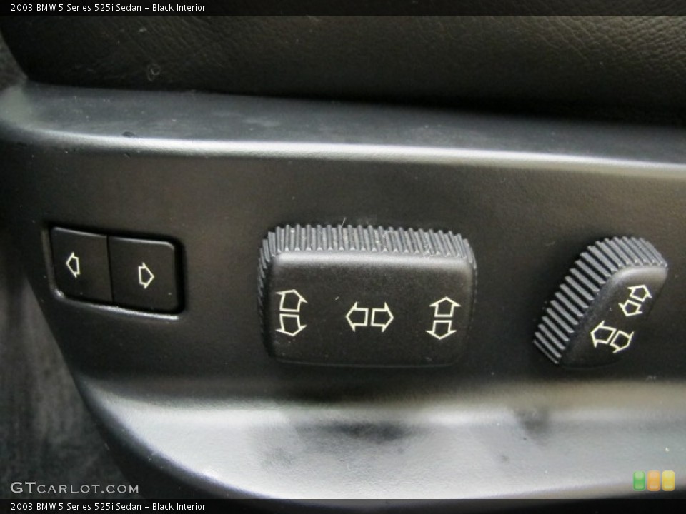 Black Interior Controls for the 2003 BMW 5 Series 525i Sedan #73386293