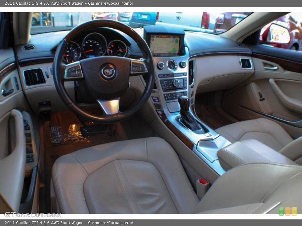 Cashmere/Cocoa 2011 Cadillac CTS Interiors