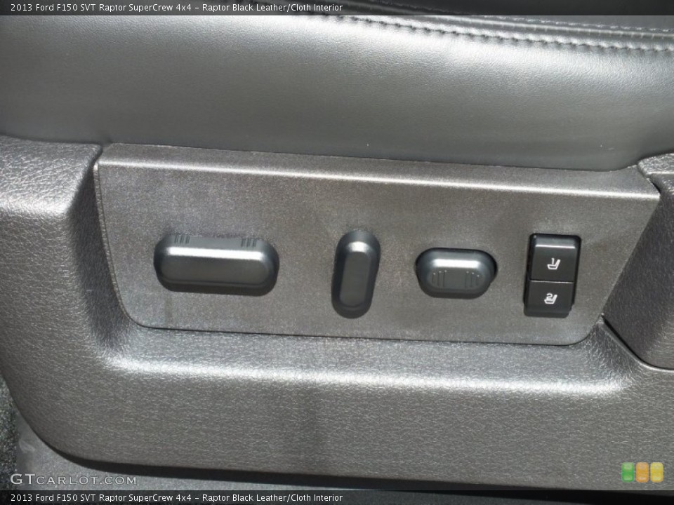 Raptor Black Leather/Cloth Interior Controls for the 2013 Ford F150 SVT Raptor SuperCrew 4x4 #73393535