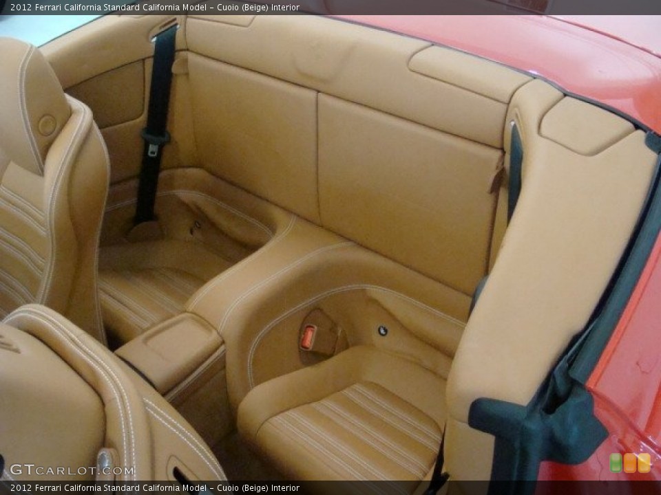 Cuoio (Beige) Interior Rear Seat for the 2012 Ferrari California  #73394782