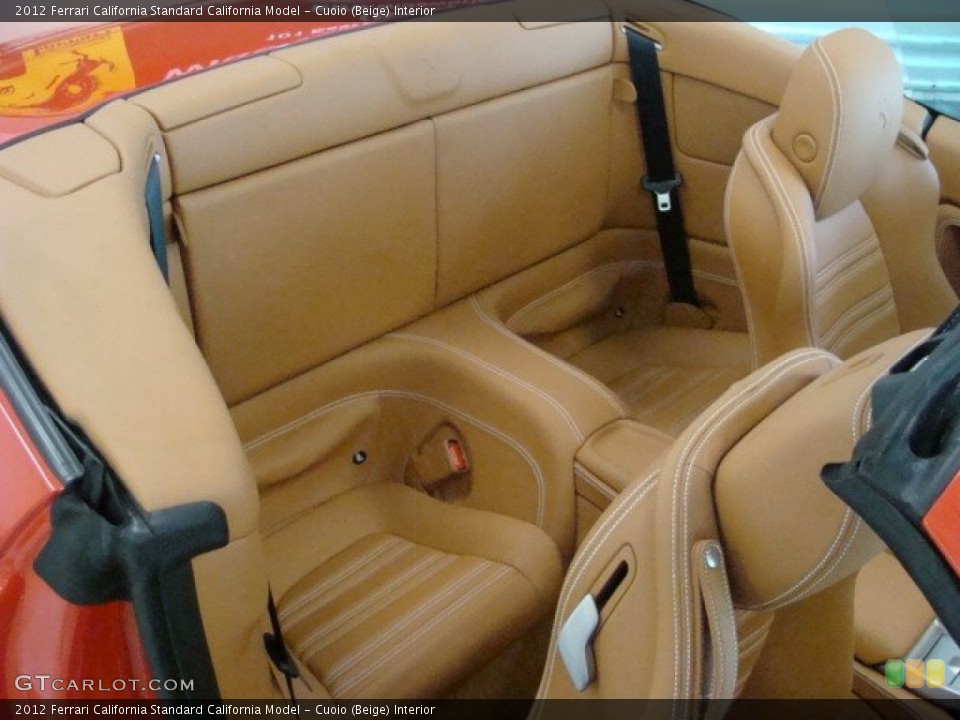 Cuoio (Beige) Interior Rear Seat for the 2012 Ferrari California  #73394794