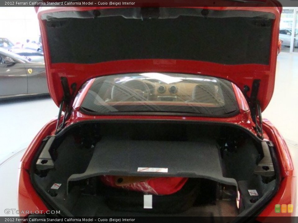 Cuoio (Beige) Interior Trunk for the 2012 Ferrari California  #73394810