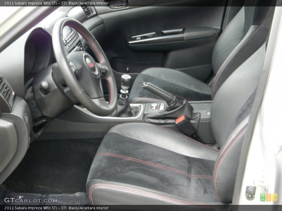 STI  Black/Alcantara Interior Photo for the 2011 Subaru Impreza WRX STi #73395861