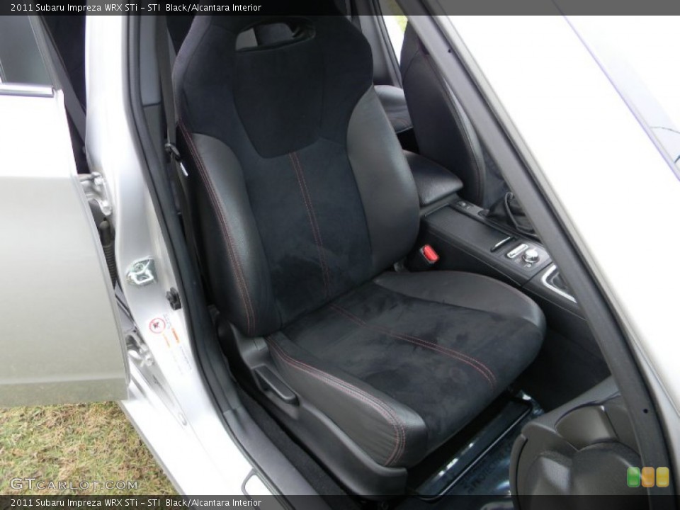 STI  Black/Alcantara Interior Front Seat for the 2011 Subaru Impreza WRX STi #73395915