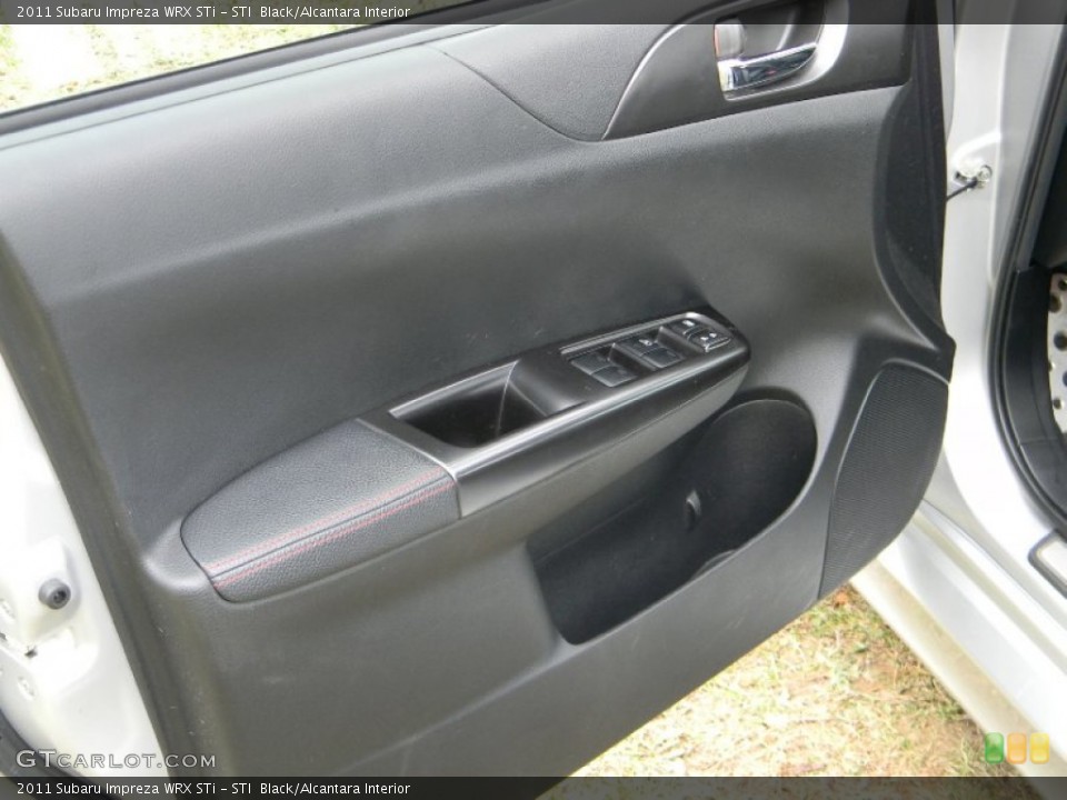 STI  Black/Alcantara Interior Door Panel for the 2011 Subaru Impreza WRX STi #73395974