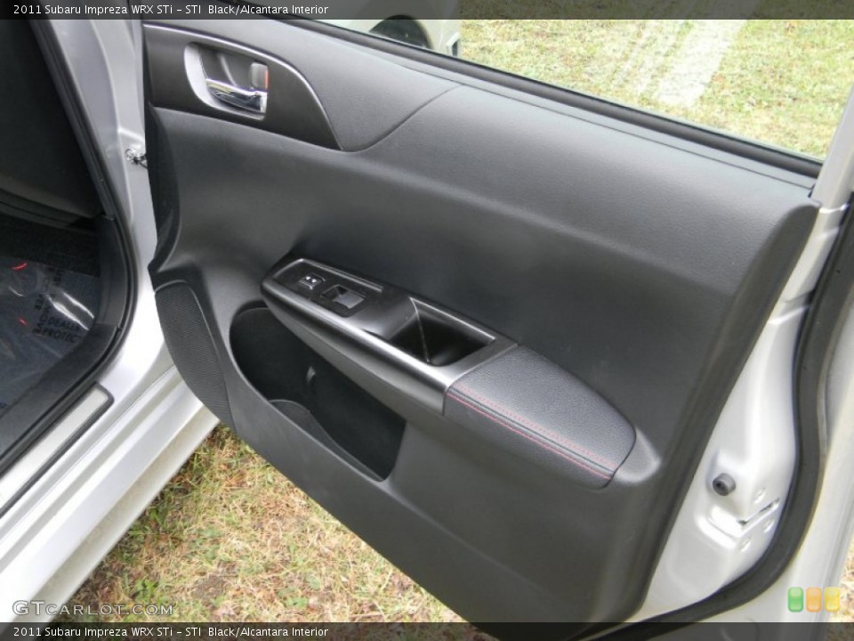 STI  Black/Alcantara Interior Door Panel for the 2011 Subaru Impreza WRX STi #73395990