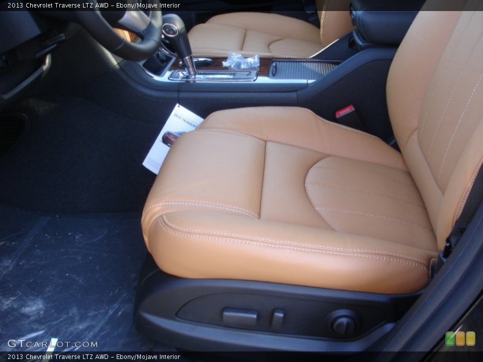 Ebony/Mojave Interior Front Seat for the 2013 Chevrolet Traverse LTZ AWD #73397048