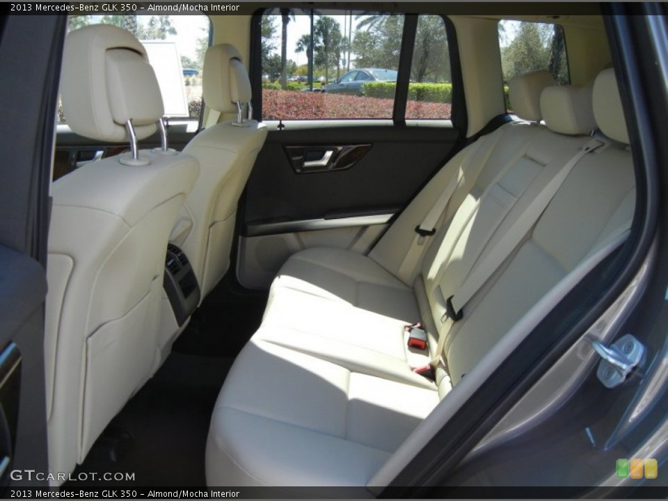 Almond/Mocha Interior Rear Seat for the 2013 Mercedes-Benz GLK 350 #73399952