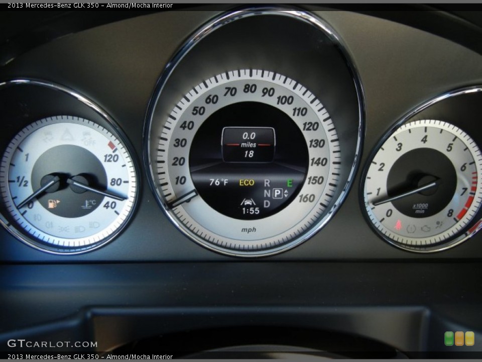 Almond/Mocha Interior Gauges for the 2013 Mercedes-Benz GLK 350 #73399982