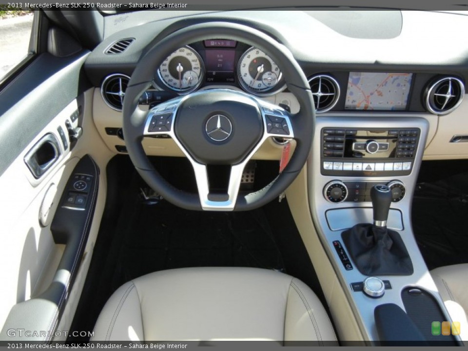 Sahara Beige Interior Dashboard for the 2013 Mercedes-Benz SLK 250 Roadster #73400144