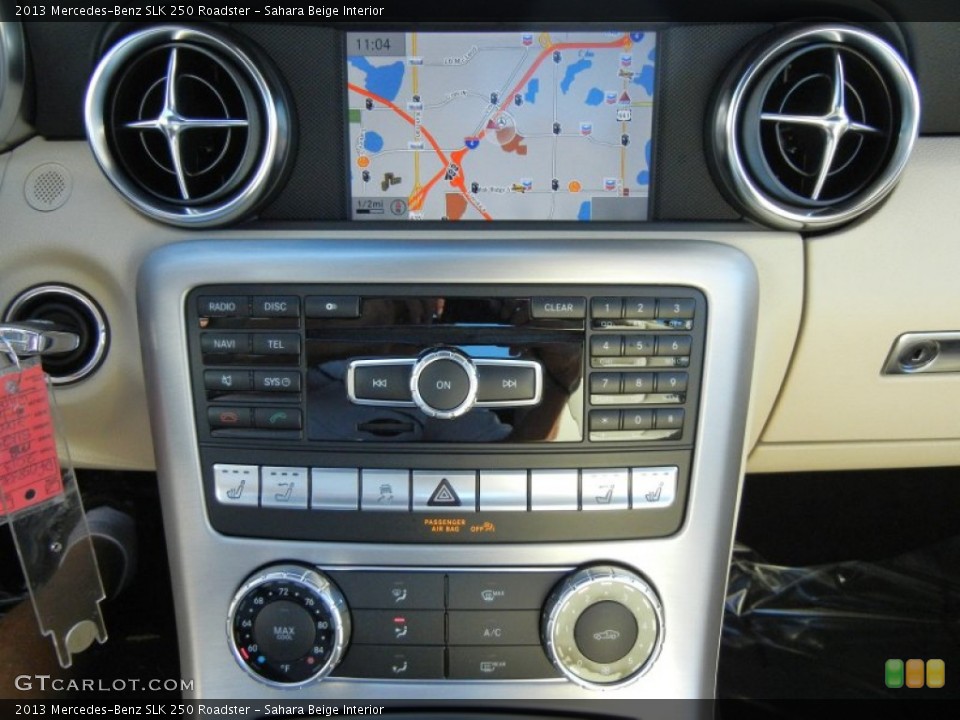 Sahara Beige Interior Controls for the 2013 Mercedes-Benz SLK 250 Roadster #73400168
