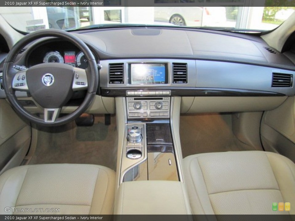 Ivory Interior Dashboard for the 2010 Jaguar XF XF Supercharged Sedan #73400573