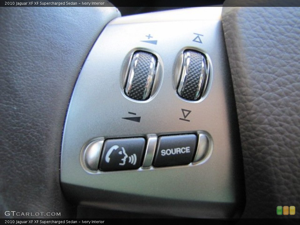 Ivory Interior Controls for the 2010 Jaguar XF XF Supercharged Sedan #73400711