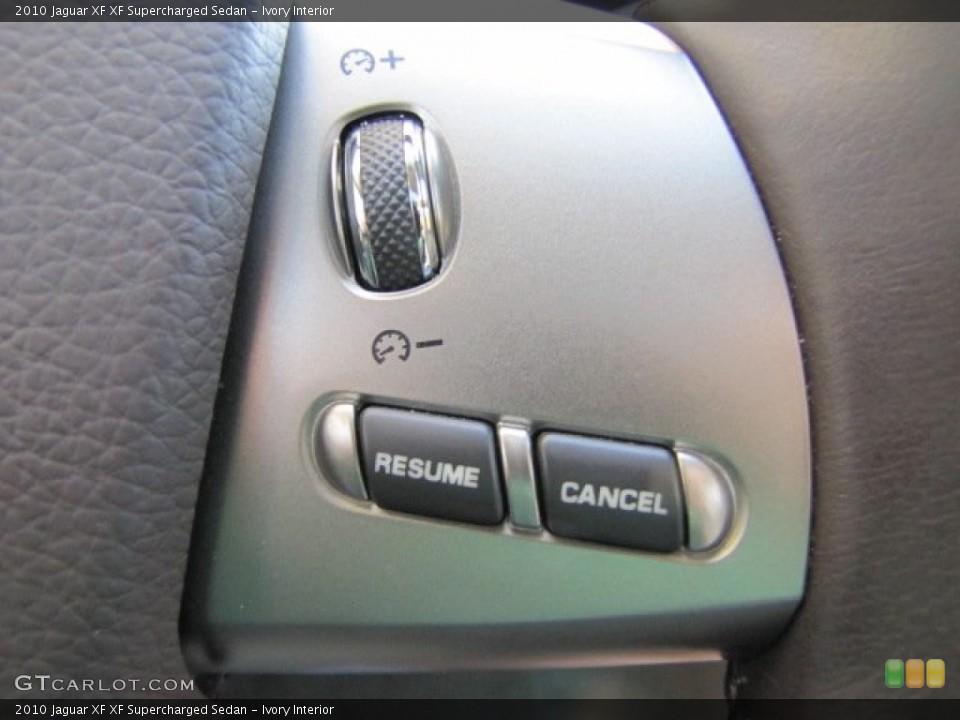 Ivory Interior Controls for the 2010 Jaguar XF XF Supercharged Sedan #73400719