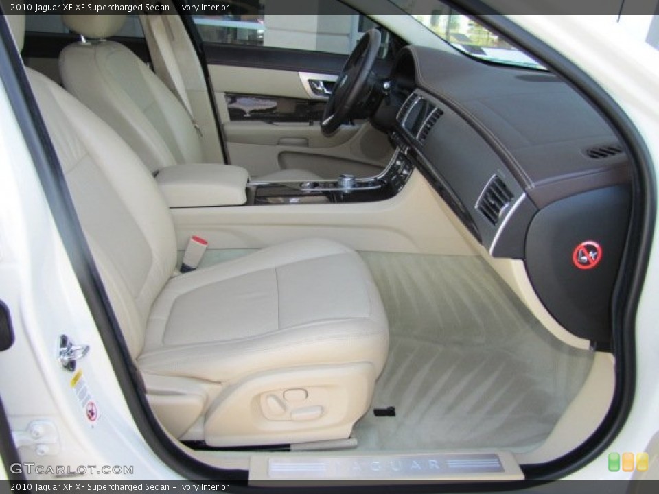 Ivory Interior Photo for the 2010 Jaguar XF XF Supercharged Sedan #73400828