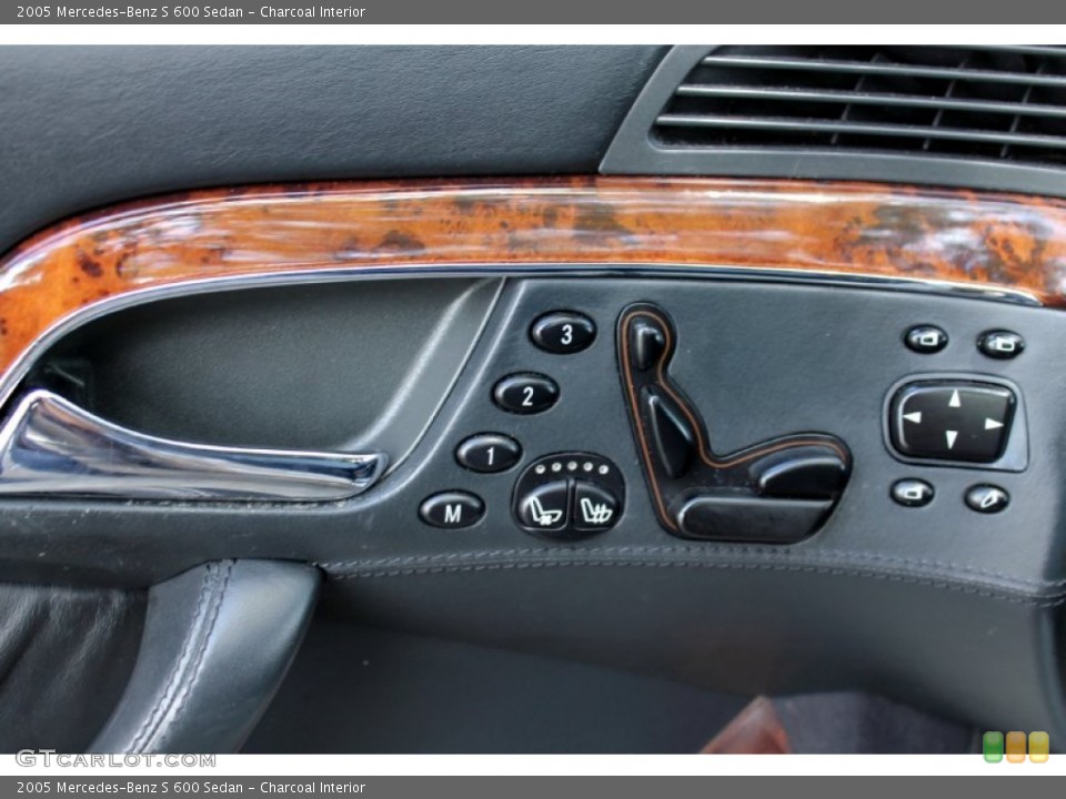 Charcoal Interior Controls for the 2005 Mercedes-Benz S 600 Sedan #73403153