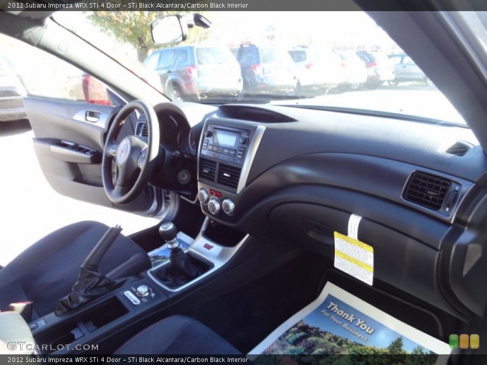STi Black Alcantara/Carbon Black Interior Dashboard for the 2012 Subaru Impreza WRX STi 4 Door #73404286