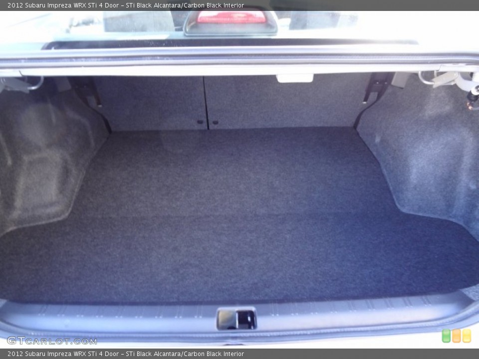 STi Black Alcantara/Carbon Black Interior Trunk for the 2012 Subaru Impreza WRX STi 4 Door #73404447
