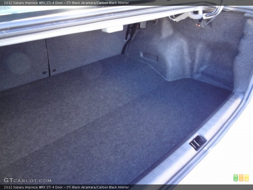 STi Black Alcantara/Carbon Black Interior Trunk for the 2012 Subaru Impreza WRX STi 4 Door #73404458