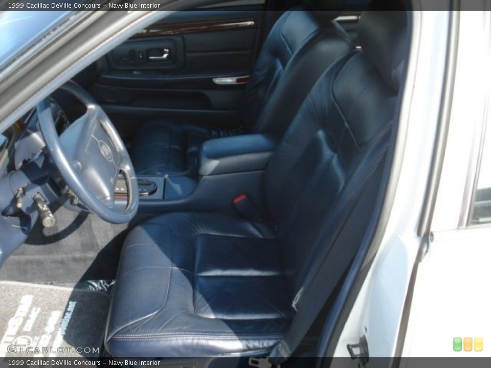 Navy Blue Interior Front Seat for the 1999 Cadillac DeVille Concours #73405868