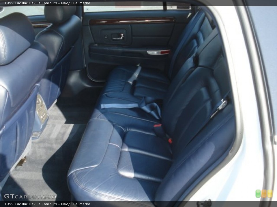 Navy Blue Interior Rear Seat for the 1999 Cadillac DeVille Concours #73405881