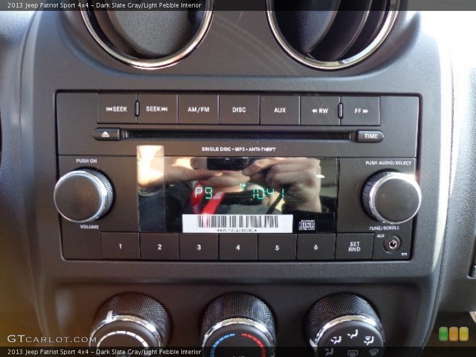 Dark Slate Gray/Light Pebble Interior Audio System for the 2013 Jeep Patriot Sport 4x4 #73406508
