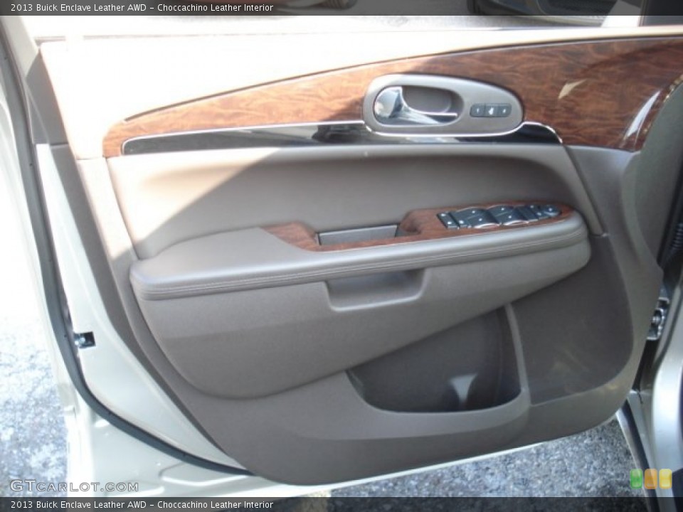 Choccachino Leather Interior Door Panel for the 2013 Buick Enclave Leather AWD #73407690