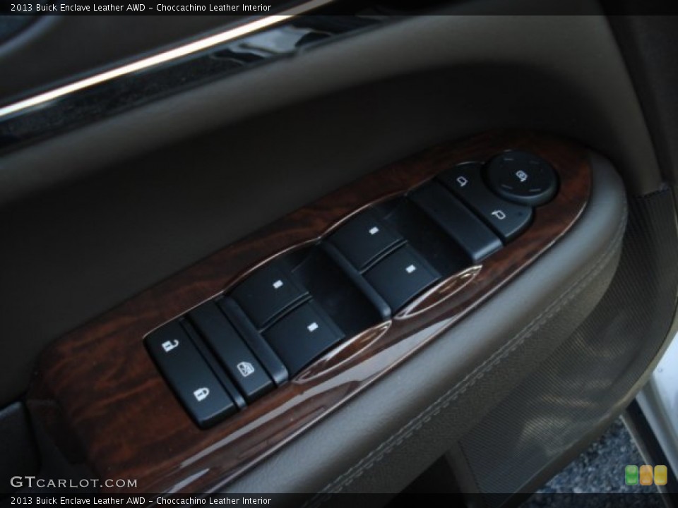 Choccachino Leather Interior Controls for the 2013 Buick Enclave Leather AWD #73407701
