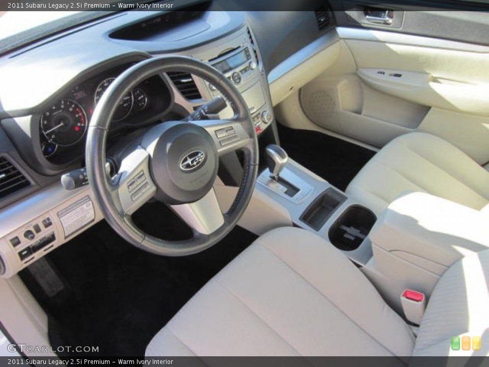 Warm Ivory Interior Photo for the 2011 Subaru Legacy 2.5i Premium #73409321