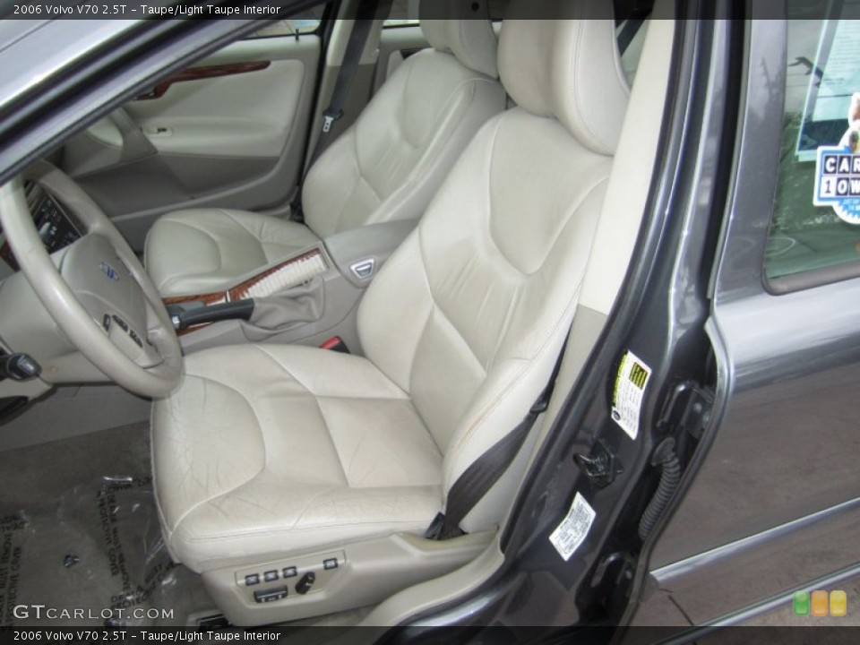 Taupe/Light Taupe Interior Front Seat for the 2006 Volvo V70 2.5T #73409402