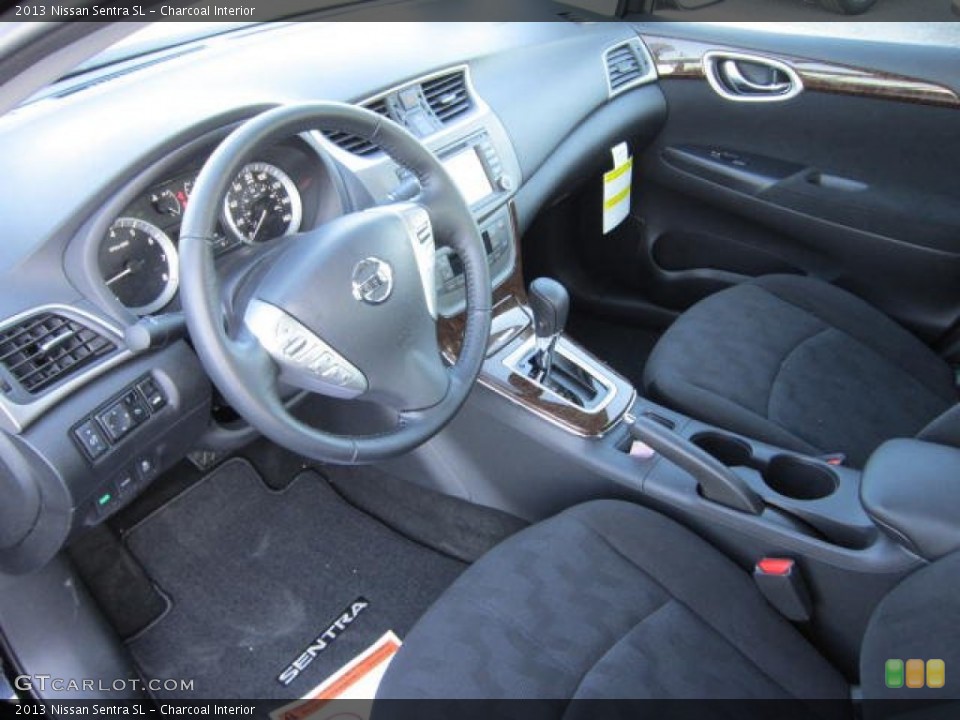 Charcoal Interior Prime Interior for the 2013 Nissan Sentra SL #73409720