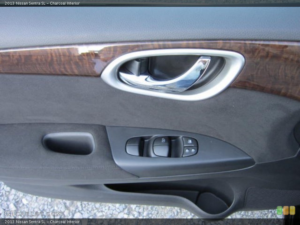 Charcoal Interior Door Panel for the 2013 Nissan Sentra SL #73409731