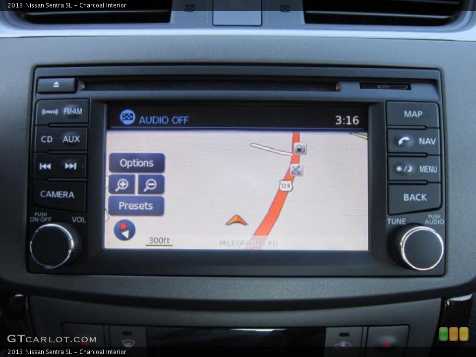 Charcoal Interior Navigation for the 2013 Nissan Sentra SL #73409755