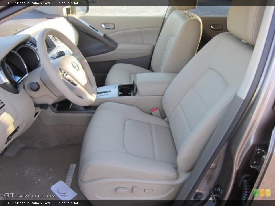 Beige Interior Photo for the 2013 Nissan Murano SL AWD #73411379