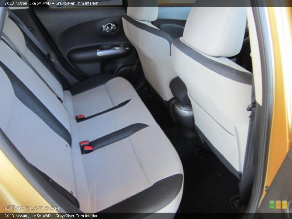 Gray/Silver Trim Interior Rear Seat for the 2013 Nissan Juke SV AWD #73411726