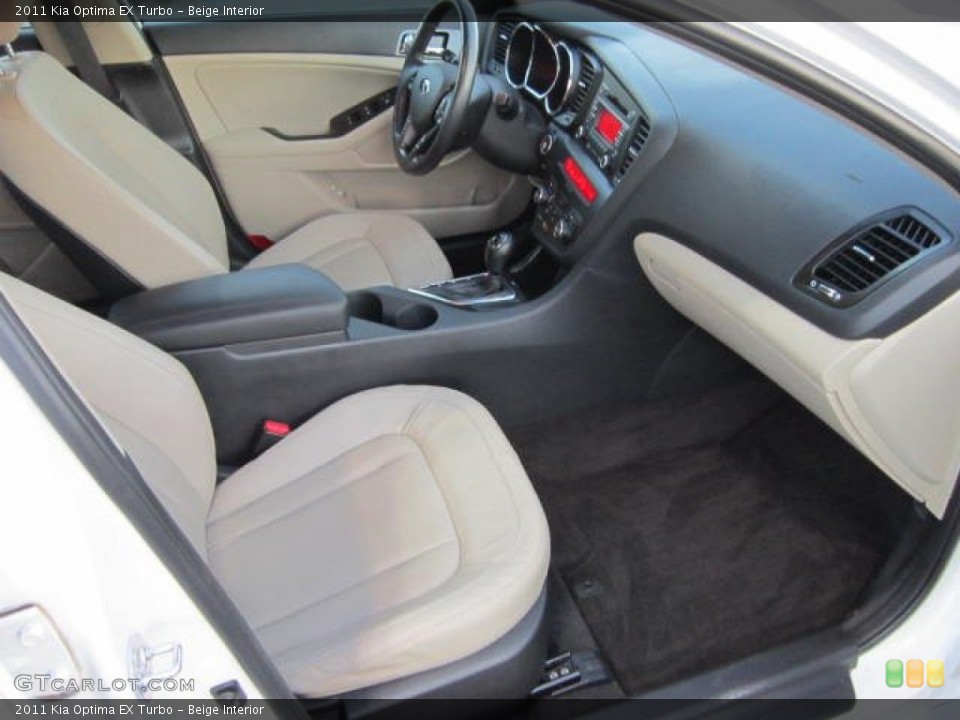 Beige Interior Photo for the 2011 Kia Optima EX Turbo #73412602