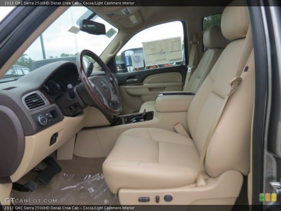 Cocoa/Light Cashmere Interior Photo for the 2013 GMC Sierra 2500HD Denali Crew Cab #73412807