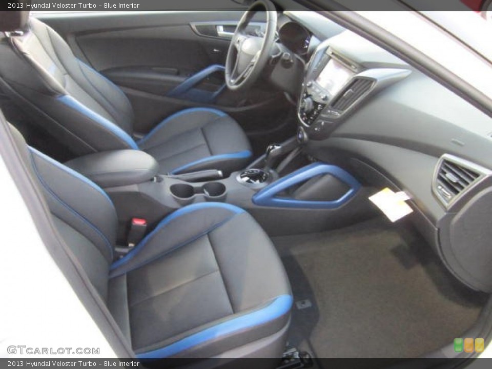 Blue Interior Photo for the 2013 Hyundai Veloster Turbo #73412998