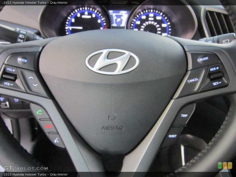 Gray Interior Controls for the 2013 Hyundai Veloster Turbo #73413542