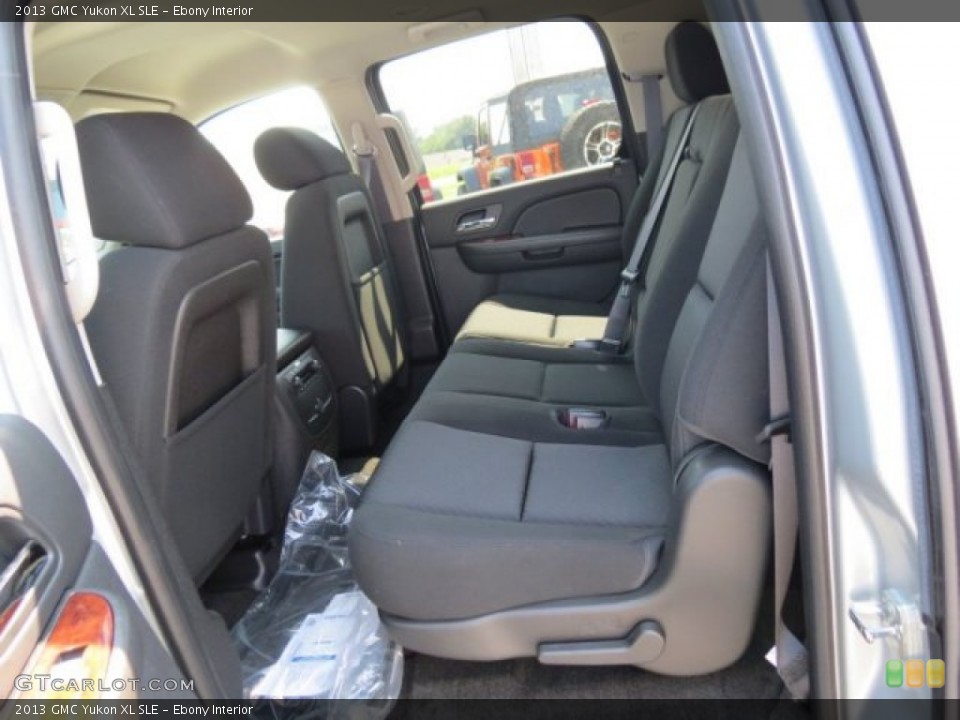 Ebony Interior Rear Seat for the 2013 GMC Yukon XL SLE #73413614