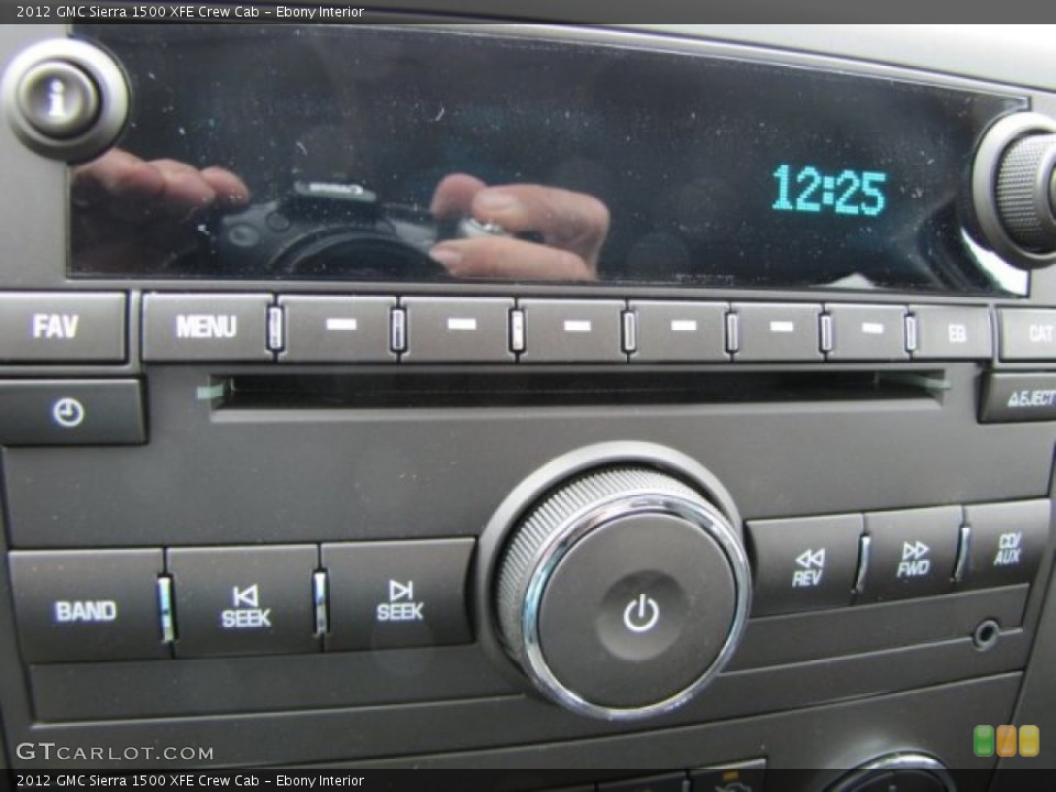 Ebony Interior Controls for the 2012 GMC Sierra 1500 XFE Crew Cab #73417541
