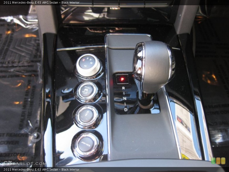 Black Interior Transmission for the 2011 Mercedes-Benz E 63 AMG Sedan #73418701